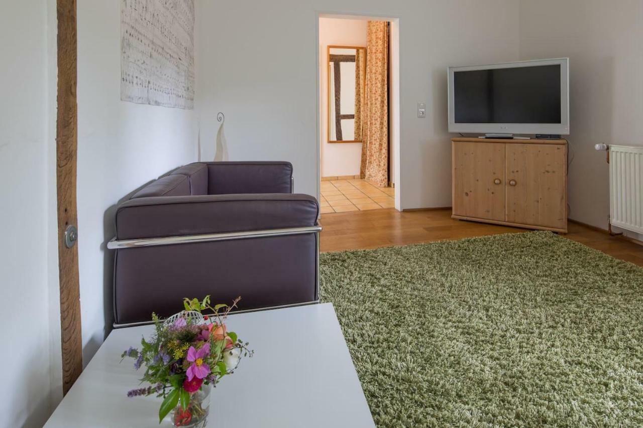 Ferienhaus im Fachwerkhof 'Haus in Bewegung' Seelscheid Exterior foto